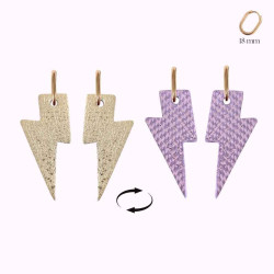 Boucles réversibles Foudre