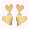 Boucles d’oreilles cuir Habibi – bijou fait main écoresponsable | Demisel