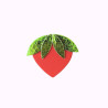 Broche Fraise