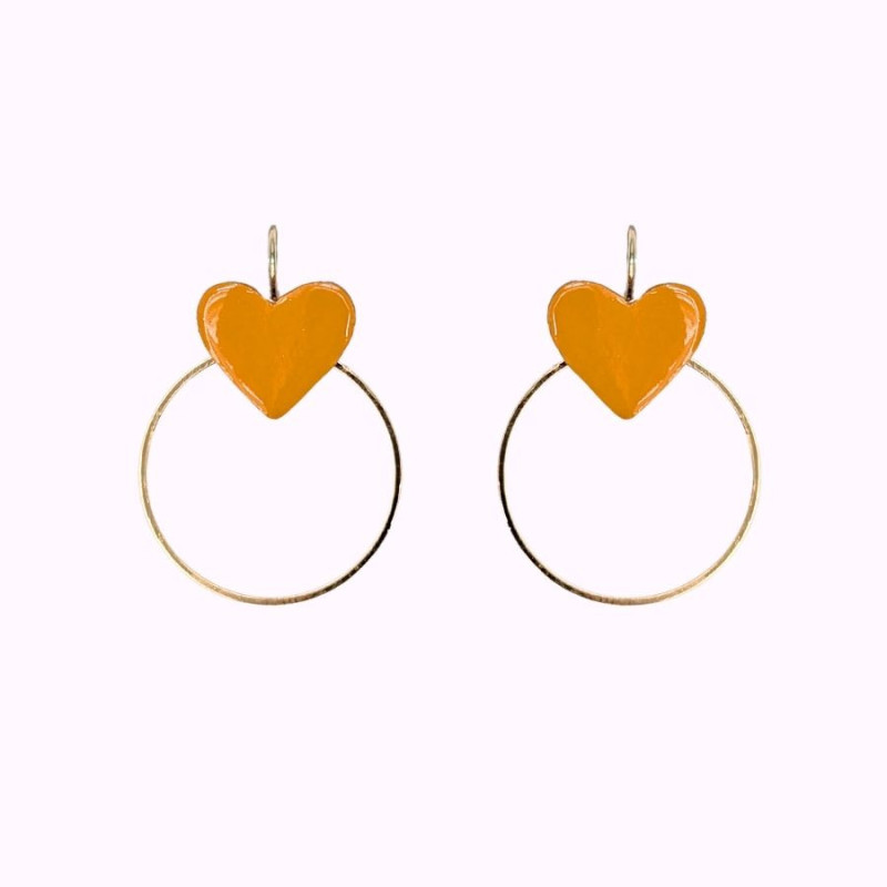 Boucles d'oreilles en cuir - Rosita | Demisel Bijoux