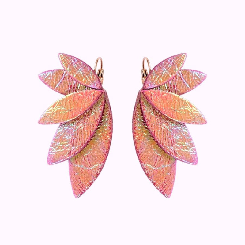 Boucles d'oreilles en cuir - Sam | Demisel Bijoux