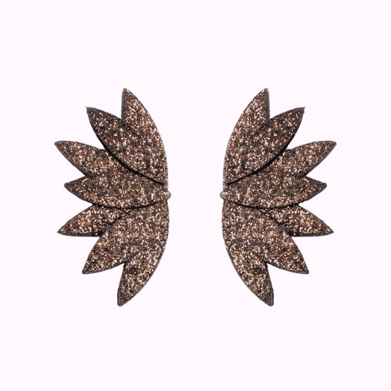 Boucles d'oreilles en cuir - Allie | Demisel Bijoux
