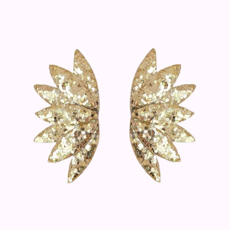 Boucles d'oreilles en cuir - Allie | Demisel Bijoux