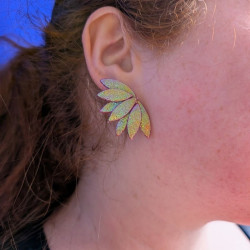 Boucles d'oreilles en cuir - Allie | Demisel Bijoux