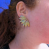 Boucles d'oreilles en cuir - Allie | Demisel Bijoux