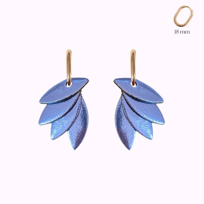 Boucles d'oreilles en cuir - Andie | Demisel Bijoux