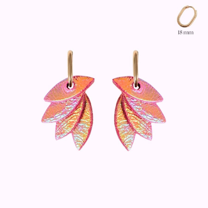 Boucles d'oreilles en cuir - Andie | Demisel Bijoux