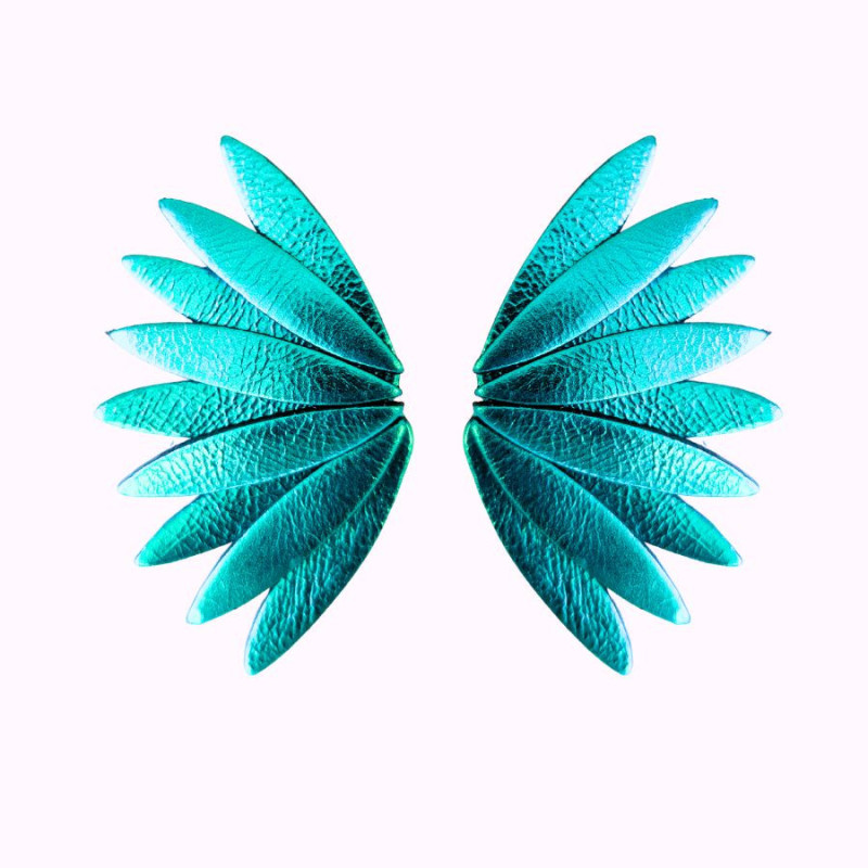 Boucles d'oreilles en cuir - Allison | Demisel Bijoux