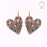 Boucles d'oreilles en cuir - Beguin créole | Demisel Bijoux