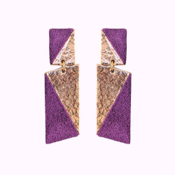 Boucles d'oreilles en cuir - Marta | Demisel Bijoux