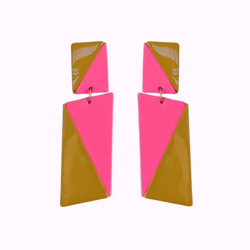 Boucles d'oreilles en cuir - Marta | Demisel Bijoux