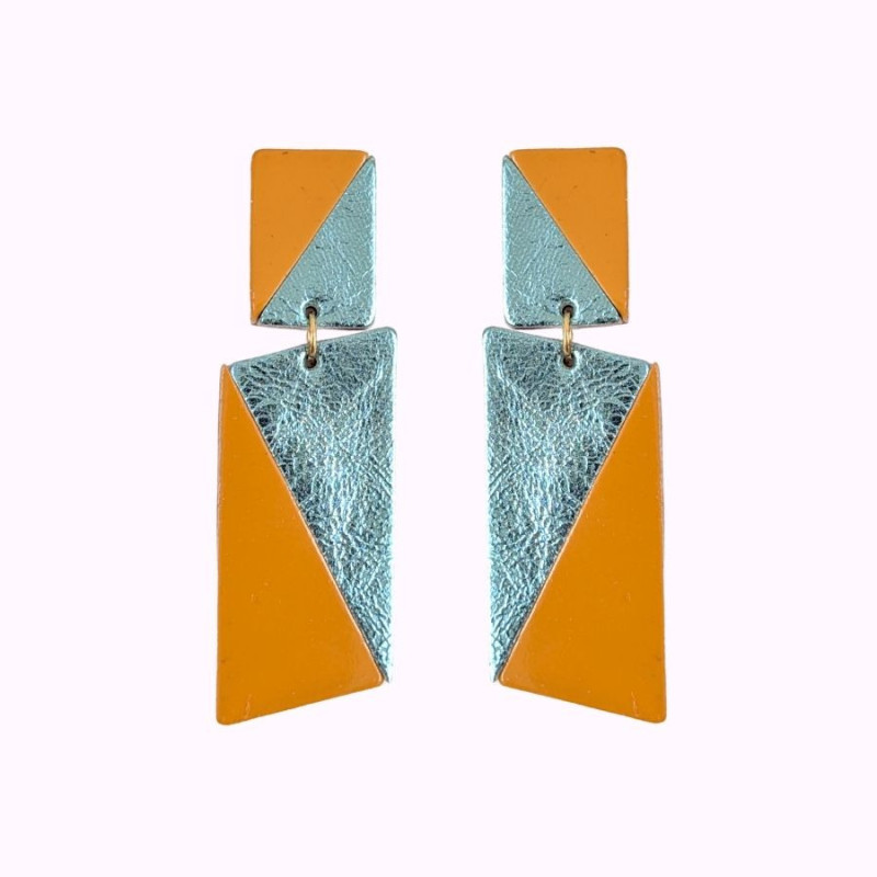 Boucles d'oreilles en cuir - Marta | Demisel Bijoux