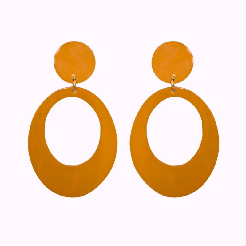 Boucles d'oreilles en cuir - Mariette | Demisel Bijoux