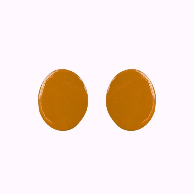 Boucles d'oreilles en cuir - Marcelle | Demisel Bijoux