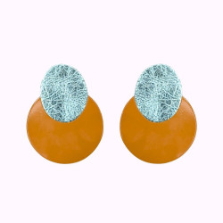 Boucles d'oreilles en cuir - Lola | Demisel Bijoux