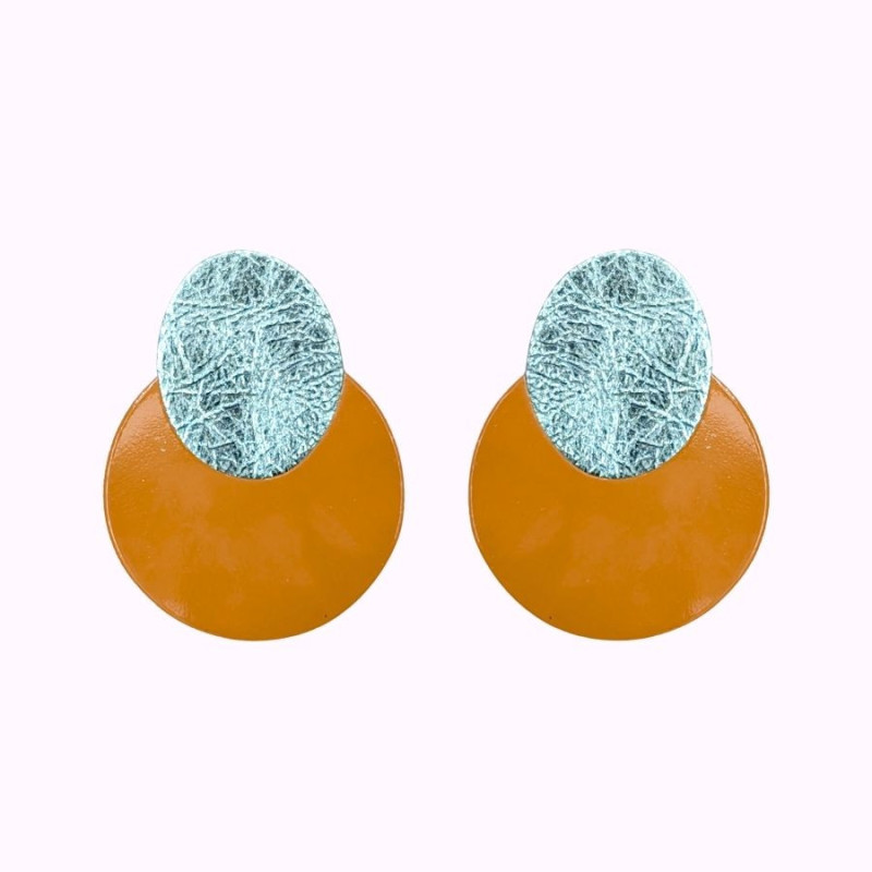 Boucles d'oreilles en cuir - Lola | Demisel Bijoux