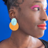 Boucles d'oreilles en cuir - Lola | Demisel Bijoux