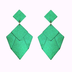 Boucles d'oreilles en cuir - Mika | Demisel Bijoux