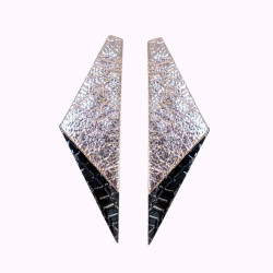 Boucles d'oreilles en cuir - Willie | Demisel Bijoux