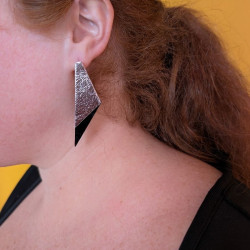 Boucles d'oreilles en cuir - Willie | Demisel Bijoux