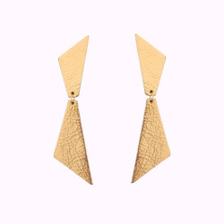 Boucles d'oreilles en cuir - Frankie | Demisel Bijoux