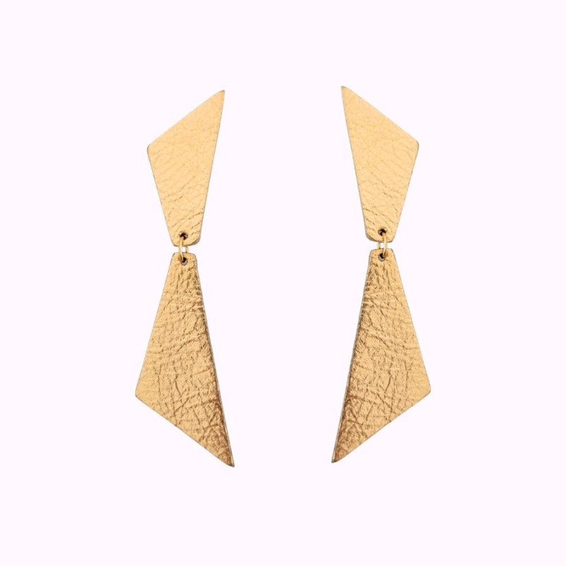 Boucles d'oreilles en cuir - Frankie | Demisel Bijoux