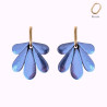 Boucles d'oreilles en cuir - Berta | Demisel Bijoux
