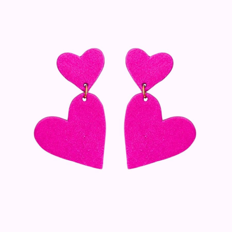 Boucles d'oreilles en cuir - Bibiche | Demisel Bijoux