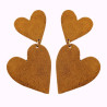 Boucles d'oreilles en cuir - Habibi | Demisel Bijoux