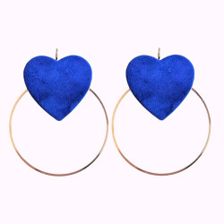 Boucles d'oreilles en cuir - Rosa | Demisel Bijoux