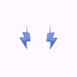 Boucles d'oreilles en cuir - Flashette | Demisel Bijoux