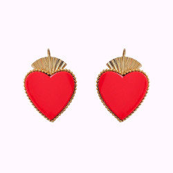 Boucles d'oreilles en cuir - Roméo | Demisel Bijoux