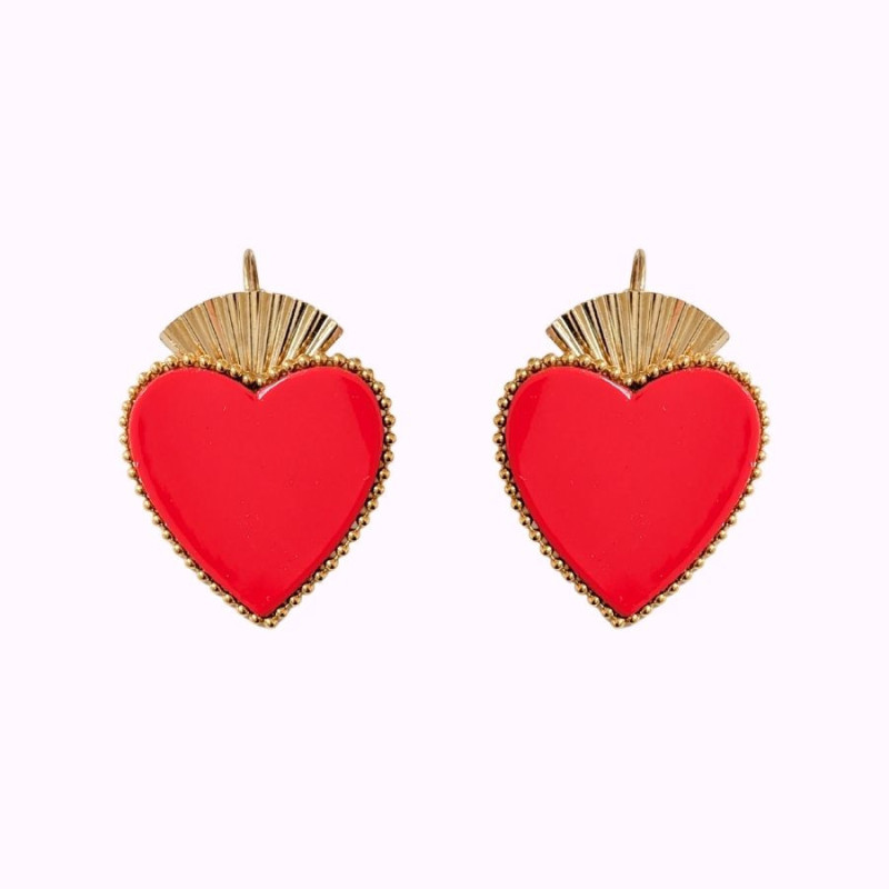 Boucles d'oreilles en cuir - Roméo | Demisel Bijoux