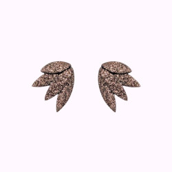 Boucles d'oreilles en cuir - Sally | Demisel Bijoux