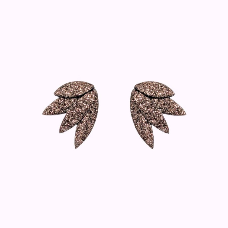 Boucles d'oreilles en cuir - Sally | Demisel Bijoux