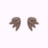 Boucles d'oreilles en cuir - Sally | Demisel Bijoux