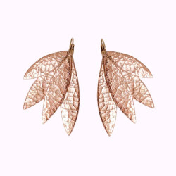 Boucles d'oreilles en cuir - Selma | Demisel Bijoux