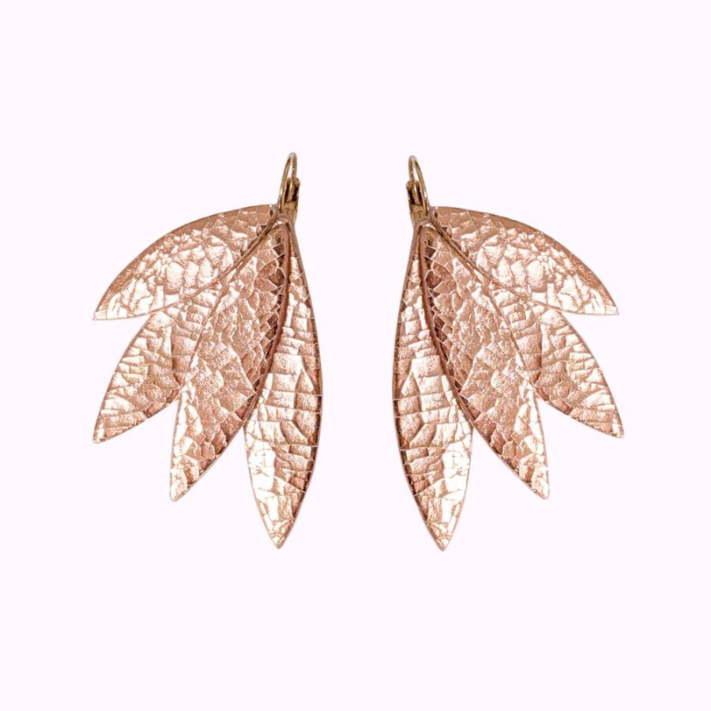 Boucles d'oreilles en cuir - Selma | Demisel Bijoux