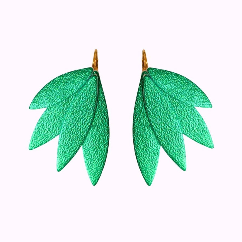 Boucles d'oreilles en cuir - Selma | Demisel Bijoux