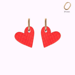 Boucles d'oreilles en cuir - Azizam | Demisel Bijoux