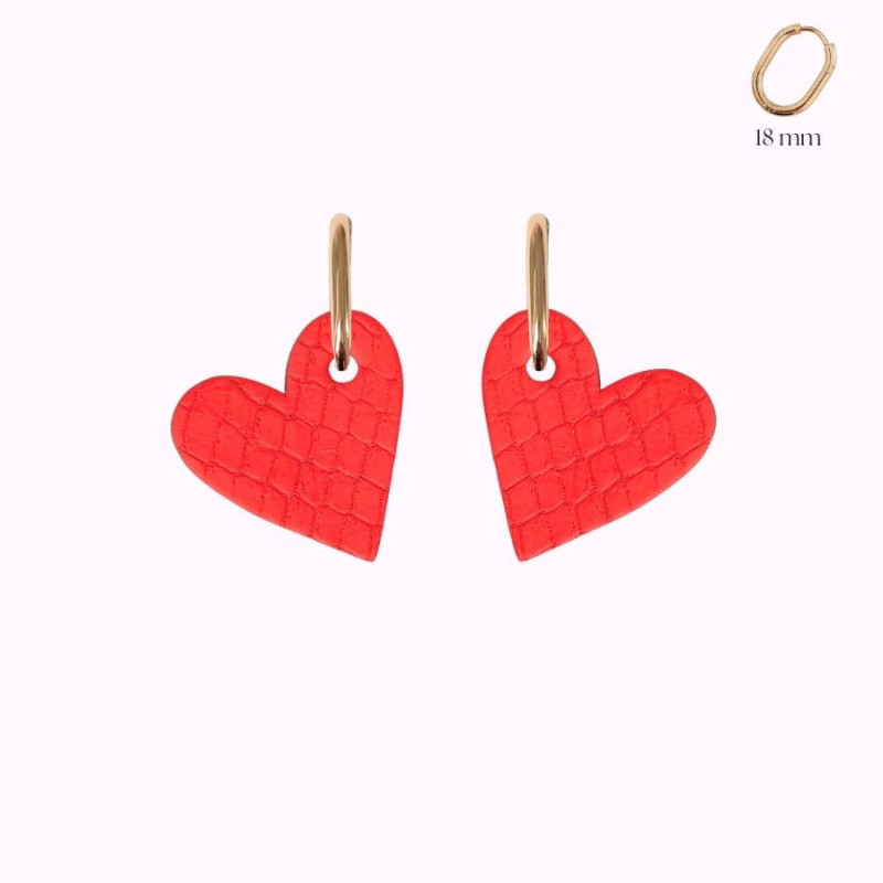 Boucles d'oreilles en cuir - Azizam | Demisel Bijoux