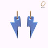 Boucles d'oreilles en cuir - Foudre | Demisel Bijoux