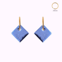 Boucles d'oreilles en cuir - Carrey | Demisel Bijoux