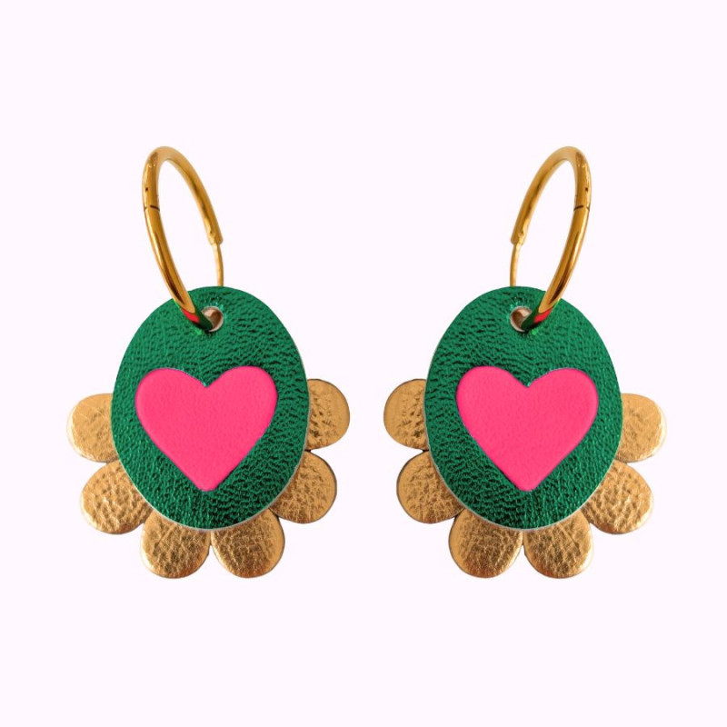 Boucles Frida créoles