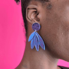 Boucles Selma puce GIF