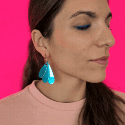 Boucles Ecume Créoles GIF